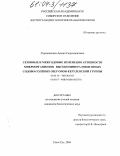 Сыренжапова, Арюна Сыдынжаповна. Сезонные и межгодовые изменения активности микроорганизмов высокоминерализованных содово-соленых озер онон-керуленской группы: дис. кандидат биологических наук: 03.00.16 - Экология. Улан-Удэ. 2004. 149 с.