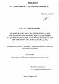 Сек, Сергей Геннадьевич. Сглаживание зональной поляризации социально-экономического развития в отдельном субъекте Российской Федерации: На примере Сахалинской области: дис. кандидат экономических наук: 08.00.05 - Экономика и управление народным хозяйством: теория управления экономическими системами; макроэкономика; экономика, организация и управление предприятиями, отраслями, комплексами; управление инновациями; региональная экономика; логистика; экономика труда. Южно-Сахалинск. 2006. 169 с.