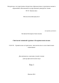 Лютикова, Екатерина Анатольевна. Синтаксис именной группы в безартиклевом языке: дис. кандидат наук: 10.02.20 - Сравнительно-историческое, типологическое и сопоставительное языкознание. Москва. 2017. 741 с.