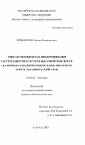 Кривобоков, Леонид Владиленович. Синтаксономическая дифференциация растительности в системе высотной поясности: На примере Западного макросклона Икатского хребта, Западное Забайкалье: дис. кандидат биологических наук: 03.00.05 - Ботаника. Улан-Удэ. 2003. 238 с.