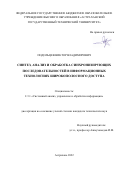 Подольцев Виктор Владимирович. Синтез, анализ и обработка синхронизирующих последовательностей в информационных технологиях широкополосного доступа: дис. кандидат наук: 00.00.00 - Другие cпециальности. ФГБОУ ВО «Астраханский государственный технический университет». 2022. 185 с.