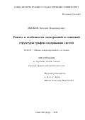 Жижин Евгений Владимирович. Синтез и особенности электронной и спиновой структуры графен-содержащих систем: дис. кандидат наук: 01.04.07 - Физика конденсированного состояния. ФГБОУ ВО «Санкт-Петербургский государственный университет». 2016. 126 с.