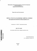 Чёрная, Виктория Владимировна. Синтез, структура и магнитные свойства сложных оксидов и оксофосфатов ванадия(III, IV): дис. кандидат химических наук: 02.00.01 - Неорганическая химия. Москва. 2010. 137 с.