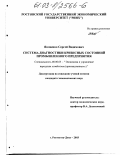 Яковенко, Сергей Вадимович. Система диагностики кризисных состояний промышленного предприятия: дис. кандидат экономических наук: 08.00.05 - Экономика и управление народным хозяйством: теория управления экономическими системами; макроэкономика; экономика, организация и управление предприятиями, отраслями, комплексами; управление инновациями; региональная экономика; логистика; экономика труда. Ростов-на-Дону. 2003. 199 с.