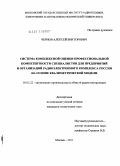 Чернов, Алексей Викторович. Система комплексной оценки профессиональной компетентности специалистов для предприятий и организаций радиоэлектронного комплекса России на основе квалиметрической модели: дис. кандидат технических наук: 05.02.22 - Организация производства (по отраслям). Москва. 2011. 161 с.