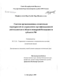 Мирфатуллаев, Мир-Гусейн Мир-Шамиль оглы. Система организационно-технических мероприятий по управлению сертификацинной деятельности в области пожарной безопасности субъекта Российской Федерации: дис. кандидат технических наук: 05.13.10 - Управление в социальных и экономических системах. Санкт-Петербург. 2005. 158 с.