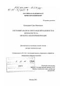 Куюнджич, Саво Момчилов. Системный анализ и синтез моделей надежности и безопасности ЛА: Обработка опытной информации: дис. доктор технических наук: 05.13.01 - Системный анализ, управление и обработка информации (по отраслям). Москва. 2001. 449 с.