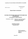 Черкасов, Вадим Александрович. Системы управления конкурентоспособностью предприятий: На материалах Самарской области: дис. кандидат экономических наук: 08.00.05 - Экономика и управление народным хозяйством: теория управления экономическими системами; макроэкономика; экономика, организация и управление предприятиями, отраслями, комплексами; управление инновациями; региональная экономика; логистика; экономика труда. Самара. 2004. 139 с.