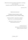 Шешкина Татьяна Фоминична. Славянские лексические параллели в этимологическом словаре немецкого языка: дис. кандидат наук: 10.02.20 - Сравнительно-историческое, типологическое и сопоставительное языкознание. ФГБОУ ВО «Чувашский государственный университет имени И.Н. Ульянова». 2022. 215 с.