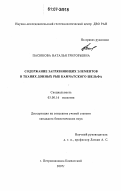 Пасюкова, Наталья Григорьевна. Содержание загрязняющих элементов в тканях донных рыб Камчатского шельфа: дис. кандидат биологических наук: 03.00.16 - Экология. Петропавловск-Камчатский. 2007. 129 с.