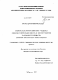 Брилев, Дмитрий Валерьевич. Социальная самоорганизация учащихся общеобразовательных школ как фактор развития гражданского общества: на примере городского округа "Город Хабаровск": дис. кандидат социологических наук: 22.00.04 - Социальная структура, социальные институты и процессы. Хабаровск. 2010. 191 с.