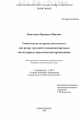 Данилкина, Маргарита Юрьевна. Социально-культурная деятельность как ресурс трудовой мотивации персонала: На материале педагогической организации: дис. кандидат педагогических наук: 13.00.05 - Теория, методика и организация социально-культурной деятельности. Санкт-Петербург. 2005. 248 с.