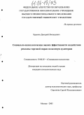 Буренко, Дмитрий Леонидович. Социально-психологическая оценка эффективности воздействия рекламы торговой марки на целевую аудиторию: дис. кандидат психологических наук: 19.00.05 - Социальная психология. Москва. 2005. 251 с.