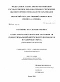 Евтешина, Наталья Викторовна. Социально-психологические особенности профессиональной идентичности психологов в различных сферах: сопоставительный анализ: дис. кандидат психологических наук: 19.00.05 - Социальная психология. Рязань. 2008. 319 с.