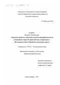 Глазырина, Виктория Вениаминовна. Социальные проблемы становления и развития предпринимательства на Российском Севере: Исторический опыт и современность. На материалах Ханты-Мансийского автономного округа: дис. кандидат исторических наук: 07.00.02 - Отечественная история. Санкт-Петербург. 1999. 205 с.