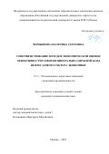 Чернышова Екатерина Сергеевна. Совершенствование методов экономической оценки эффективности развития минерально-сырьевой базы нефтегазового сектора экономики: дис. кандидат наук: 00.00.00 - Другие cпециальности. ФГАОУ ВО «Российский государственный университет нефти и газа (национальный исследовательский университет) имени И.М. Губкина».. 2023. 210 с.