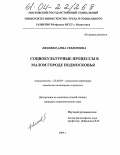 Ляховец, Анна Семеновна. Современные социокультурные процессы в малом городе Подмосковья: дис. кандидат социологических наук: 22.00.04 - Социальная структура, социальные институты и процессы. Б.м.. 2004. 177 с.