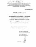 Еськин, Андрей Владимирович. Специфика механизмов регулирования подкомплексов АПК в регионе: На примере Тамбовской и Пензенской областей: дис. кандидат экономических наук: 08.00.05 - Экономика и управление народным хозяйством: теория управления экономическими системами; макроэкономика; экономика, организация и управление предприятиями, отраслями, комплексами; управление инновациями; региональная экономика; логистика; экономика труда. Тамбов. 2005. 167 с.