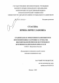 Стасева, Ирина Вячеславовна. Сравнительная эффективность ингибиторов протонной помпы в лечении гастропатии, индуцированной приемом нестероидных противовоспалительных препаратов: дис. кандидат медицинских наук: 14.00.05 - Внутренние болезни. Москва. 2005. 113 с.