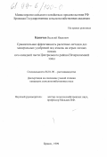 Каничев, Василий Иванович. Сравнительная эффективность расчетных методов доз минеральных удобрений под ячмень на серых лесных почвах юго-западной части Центрального района Нечерноземной зоны: дис. кандидат сельскохозяйственных наук: 06.01.09 - Растениеводство. Брянск. 1999. 137 с.