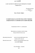 Хисен Мискин Кафинс. Сравнительная характеристика почв гумидных ландшафтов на различных корах выветривания: дис. кандидат биологических наук: 03.02.13 - Почвоведение. Санкт-Петербург - Пушкин. 2011. 133 с.