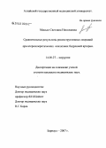 Мисько, Светлана Николаевна. Сравнительные результаты реконструктивных операций при атеросклеротических окклюзиях бедренной артерии: дис. кандидат медицинских наук: 14.00.27 - Хирургия. Барнаул. 2007. 155 с.