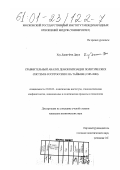 Хсу Джинг-Фэн Джун. Сравнительный анализ демократизации политических систем в СССР/России и на Тайване, 1985-2000 гг.: дис. кандидат политических наук: 23.00.02 - Политические институты, этнополитическая конфликтология, национальные и политические процессы и технологии. Москва. 2001. 150 с.