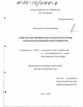 Пустомолотов, Игорь Иванович. Средства обеспечения обязательств как формы гражданско-правовой ответственности: дис. кандидат юридических наук: 12.00.03 - Гражданское право; предпринимательское право; семейное право; международное частное право. Тула. 2002. 185 с.