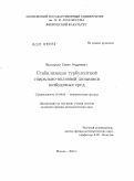 Высоцкий, Семен Андреевич. Стабилизация турбулентной спирально-волновой динамики возбудимых сред: дис. кандидат физико-математических наук: 01.04.02 - Теоретическая физика. Москва. 2010. 127 с.