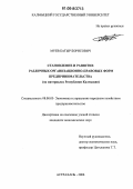 Муев, Батыр Борисович. Становление и развитие различных организационно-правовых форм предпринимательства: На материалах Республики Калмыкия: дис. кандидат экономических наук: 08.00.05 - Экономика и управление народным хозяйством: теория управления экономическими системами; макроэкономика; экономика, организация и управление предприятиями, отраслями, комплексами; управление инновациями; региональная экономика; логистика; экономика труда. Астрахань. 2006. 177 с.