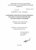 Бурдельная, Юлия Анатольевна. Становление открытой системы профильного обучения в сетевом взаимодействии образовательных учреждений: дис. кандидат педагогических наук: 13.00.01 - Общая педагогика, история педагогики и образования. Омск. 2008. 202 с.