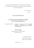 Куксин Сергей Владимирович. Стратегическое планирование развития отрасли зернопроизводства: дис. кандидат наук: 08.00.05 - Экономика и управление народным хозяйством: теория управления экономическими системами; макроэкономика; экономика, организация и управление предприятиями, отраслями, комплексами; управление инновациями; региональная экономика; логистика; экономика труда. ФГБОУ ВО «Воронежский государственный аграрный университет имени императора Петра I». 2018. 214 с.