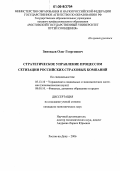 Зиновьев, Олег Георгиевич. Стратегическое управление процессом сетизации российских страховых компаний: дис. кандидат экономических наук: 05.13.10 - Управление в социальных и экономических системах. Ростов-на-Дону. 2006. 187 с.