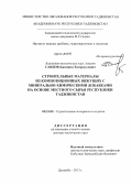 Саидов, Джамшед Хамрокулович. Строительные материалы из композиционных вяжущих с минерально-химическими добавками на основе местного сырья Республики Таджикистан: дис. кандидат наук: 05.23.05 - Строительные материалы и изделия. Душанбе. 2013. 301 с.