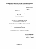 Канаева, Татьяна Владимировна. Структура и функционирование социальной идентичности как результат взаимодействия субъектов: дис. кандидат философских наук: 09.00.11 - Социальная философия. Кемерово. 2008. 184 с.