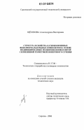 Щелокова, Александрина Викторовна. Структура и свойства катионообменных фенолформальдегидных композитов на основе модифицированных полипропиленовых нитей с измененной геометрией поперечного сечения: дис. кандидат технических наук: 05.17.06 - Технология и переработка полимеров и композитов. Саратов. 2006. 127 с.