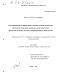 Рейнгольд, Леонид Александрович. Структурирование информации в задачах совершенствования технологии управления социально-экономическими процессами на основе системы унифицированных показателей: дис. кандидат технических наук: 05.13.10 - Управление в социальных и экономических системах. Москва. 2005. 140 с.