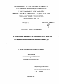 Гумерова, Олеся Рустамовна. Структурирование полиуретанов объемными координационными соединениями меди: дис. кандидат химических наук: 02.00.06 - Высокомолекулярные соединения. Казань. 2012. 145 с.