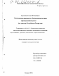 Гусев, Святослав Николаевич. Структурная динамика и обоснование политики промышленного роста: На примере Республики Татарстан: дис. кандидат экономических наук: 08.00.05 - Экономика и управление народным хозяйством: теория управления экономическими системами; макроэкономика; экономика, организация и управление предприятиями, отраслями, комплексами; управление инновациями; региональная экономика; логистика; экономика труда. Казань. 2002. 238 с.