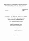 Ткачева, Елена Сергеевна. Структурно-динамические процессы в системе микрокапель магнитных жидкостей в электрическом и магнитном полях: дис. кандидат физико-математических наук: 01.04.07 - Физика конденсированного состояния. Ставрополь. 2013. 143 с.