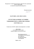 Макрушина Анна Николаевна. Структурно - фазовые состояния тонких интерметаллических пленок системы Сu-Sn: дис. кандидат наук: 01.04.07 - Физика конденсированного состояния. ФГБОУ ВО «Алтайский государственный технический университет им. И.И. Ползунова». 2017. 141 с.