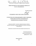 Поздняков, Александр Александрович. Структурно-организационный аспект совершенствования системы управления на предприятиях машиностроения: дис. кандидат экономических наук: 08.00.05 - Экономика и управление народным хозяйством: теория управления экономическими системами; макроэкономика; экономика, организация и управление предприятиями, отраслями, комплексами; управление инновациями; региональная экономика; логистика; экономика труда. Нижний Новгород. 2005. 158 с.