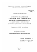 Ашихмина, Татьяна Аркадьевна. Структурно-семантические и функциональные характеристики имени ситуативного компонента в конструкциях с прямой речью: На материале художественных текстов для детей: дис. кандидат филологических наук: 10.02.01 - Русский язык. Барнаул. 2002. 181 с.