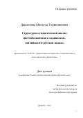 Джалилова Масъуда Тоджидиновна. Структурно-семантический анализ цветообозначения в таджикском, английском и русском языках: дис. кандидат наук: 10.02.20 - Сравнительно-историческое, типологическое и сопоставительное языкознание. МОУ ВПО «Российско-Таджикский (славянский) университет». 2017. 143 с.