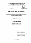 Марченко, Яков Васильевич. Структурная организация микрососудистого русла лицевой области: дис. кандидат медицинских наук: 14.00.02 - Анатомия человека. Саранск. 2009. 141 с.