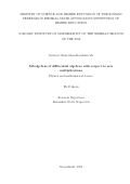 Бауыржан Каирбекович Сартаев. Subalgebras of differential algebras with respect to new multiplications: дис. кандидат наук: 01.01.06 - Математическая логика, алгебра и теория чисел. ФГАОУ ВО «Новосибирский национальный исследовательский государственный университет». 2023. 95 с.