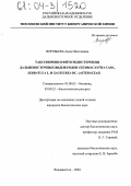 Воробьева, Анна Николаевна. Таксономия и фитоэкдистероиды дальневосточных видов родов Stemmacantha Cass., Serratula L. и Saussurea DC. (Asteraceae): дис. кандидат биологических наук: 03.00.05 - Ботаника. Владивосток. 2004. 174 с.