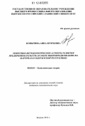 Копытина, Анна Игорьевна. Теоретико-методологические аспекты развития предпринимательства в сфере микрокредитования: на материалах Кыргызской Республики: дис. кандидат экономических наук: 08.00.01 - Экономическая теория. Бишкек. 2012. 146 с.