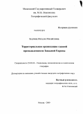 Бурлина, Наталия Михайловна. Территориальная организация газовой промышленности Западной Европы: дис. кандидат географических наук: 25.00.24 - Экономическая, социальная и политическая география. Москва. 2009. 223 с.