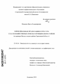 Мещенко, Ирина Владимировна. Территориальная организация и структура сельскохозяйственных земель в муниципальном районе: на примере Воскресенского района Саратовской области: дис. кандидат географических наук: 25.00.26 - Землеустройство, кадастр и мониторинг земель. Астрахань. 2010. 155 с.